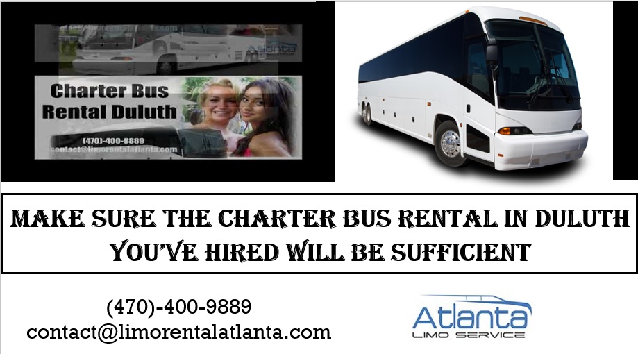 Charter Bus Rental Duluth