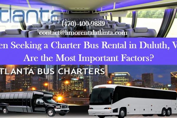 Charter Bus Rental in Duluth