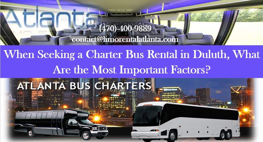 Charter Bus Rental in Duluth